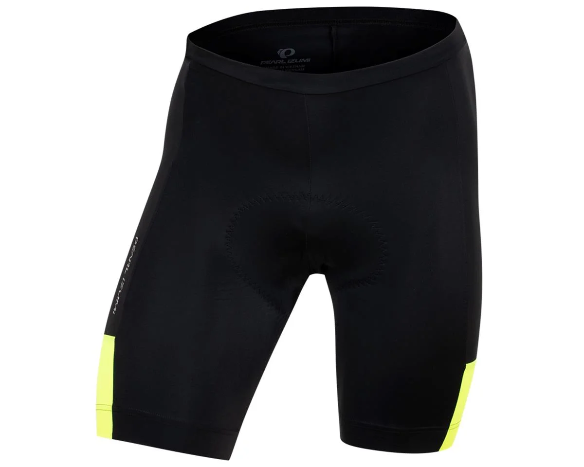 Pearl iZUMi Quest Shorts (Black/Screaming Yellow) (S)